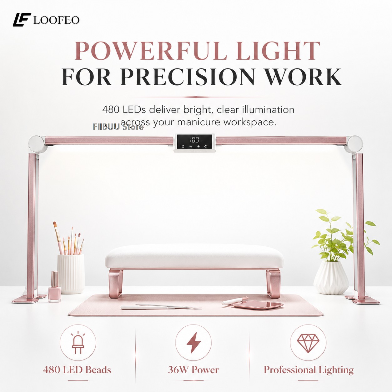 Desk Setup Lamp - Lampe de bureau LED professionnelle pour